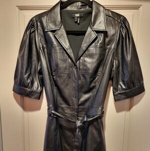 Paige Vegan Leather Mini Dress